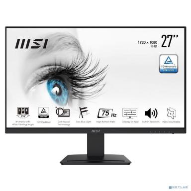MSI PRO 27" MP273U {IPS 3840x2160 178/178 60Hz 4ms 300cd 1000:1 2xHDMI DisplayPort Speakers} [9S6-3PB4CH-230]