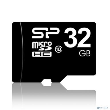 Micro SecureDigital 32GB Silicon Power Class10  SP032GBSTH010V10SP + adapter