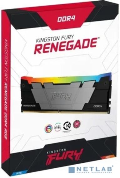 Память оперативная/ Kingston 8GB 4000MT/s DDR4 CL19 DIMM FURY Renegade RGB