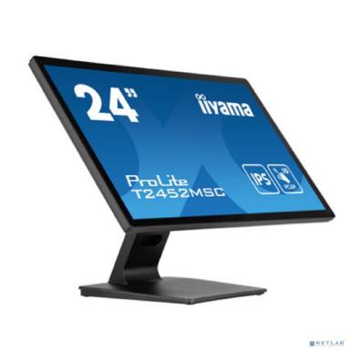LCD Iiyama 23.8" T2452MSC-B1 TOUCH черный {IPS 1920x1080 60Hz 14ms 400cd HDMI DisplayPort USB M/M}