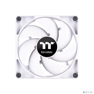 Кулер для компьютерного корпуса, Thermaltake, CT140 PC Cooling Fan White, CL-F152-PL14WT-A, 140мм вентилятор, 500-1000 об.мин, 4pin PWM, 77.37CFM, 30.5 dB(A), 140x140x25мм, Белый