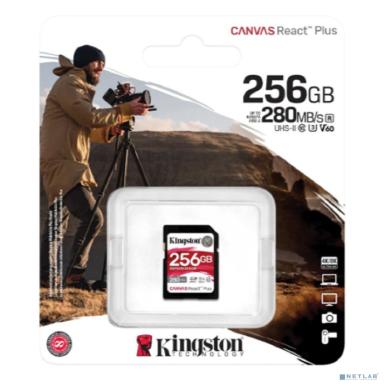Флеш карта SDXC 256GB Kingston SDR2V6/256GB Canvas React Plus w/o adapter