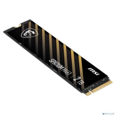 Твердотельный накопитель SSD MSI 2TB PCIe 4.0 NVMe M.2 SPATIUM M461 
