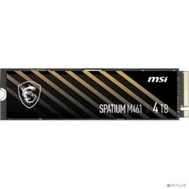 Твердотельный накопитель SSD MSI 4TB PCIe 4.0 NVMe M.2 SPATIUM M461 