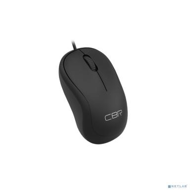 CBR CM 106 Black USB, Мышь офисн./ноутбучная, оптич., 1000 dpi, 3 кн., 1.5 м
