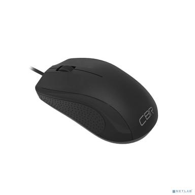CBR CM 107 Black USB, Мышь офисн., оптич., 1000 dpi, 3 кн., 1.8 м