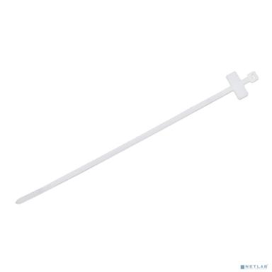 Cabeus GTM-200 Стяжка нейлоновая неоткрывающаяся, безгалогенная (halogen free), 200x2.5мм, с площадкой для маркера (100 шт)
