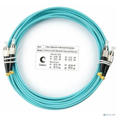 Cabeus FOP-50-FC-FC-7m Шнур оптический duplex FC-FC 50/125 mm OM3 7м LSZH