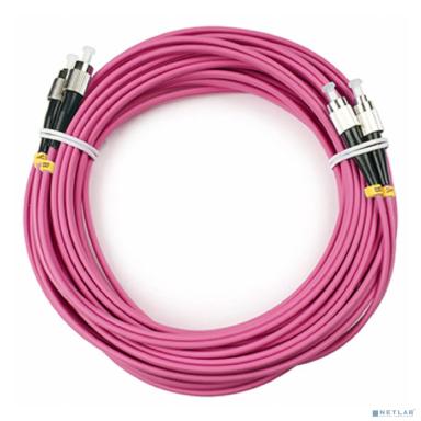 Cabeus FOP-50-OM4-FC-FC-15m Шнур оптический duplex FC-FC 50/125 mm OM4 15м LSZH