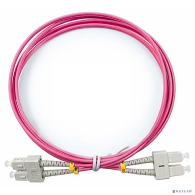 Cabeus FOP-50-OM4-SC-SC-1,5m Шнур оптический duplex SC-SC 50/125 mm OM4 1,5м LSZH