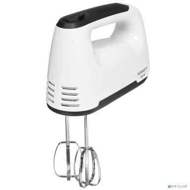 Миксер ручной Scarlett SC-HM40S22 550Вт белый/черный