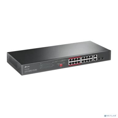 Коммутатор/ JetStream 16-Port 10/100Mbps+2-Port Gigabit Unmana EUplug