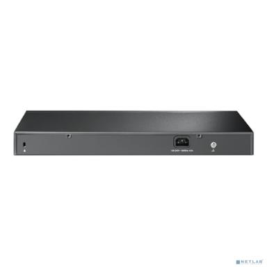 Коммутатор/ 28-Port Gigabit Smart Switch with 24-Port PoE+, 24 Gigabit PoE+ Ports, 4 Gigabit SFP Slots EUplug