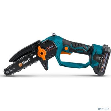 Bort BKS-216 Цепная пила аккумуляторная  {800Вт, Li-Ion, 18В, Аккум. система Makita 18V LXT, шина 150мм, вес 2кг, упаковка 45 x 13 x 22см, без АКБ и ЗУ} [93418316]