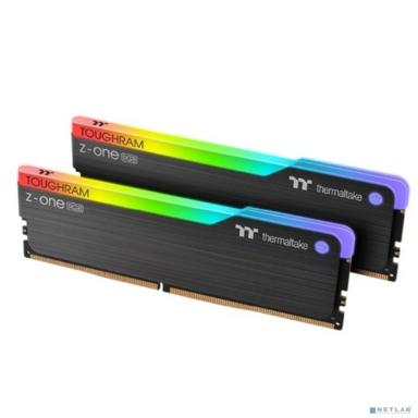 Комплект модулей памяти Thermaltake TOUGHRAM Z-ONE RGB Black Gaming Memory R019D408GX2-4000C19A 16GB DDR4 4000 DIMM Non-ECC, CL19, 1.35V, Heat Shield, XMP 2.0, Kit (2x8GB), RTL (529228) Заказ от $ 100