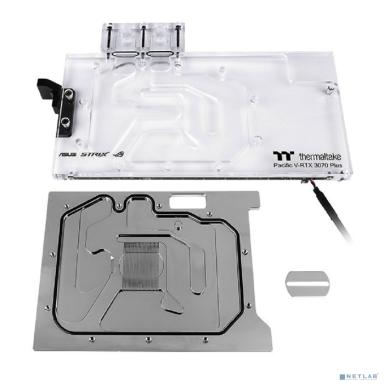 Водоблок для СЖО Thermaltake Pacific V-RTX 3070 Plus (CL-W312-CU00SW-A) DIY LCS/VGA Water Block/CU+PMMA/LED Software |CL-W312-CU00SW-A| Control/ASUS STRIX RTX 3070 (527958) 