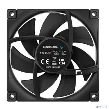 Case fan Deepcool FT9 SLIM ( White LED, черный, 1500-2950об/мин)  Color BOX