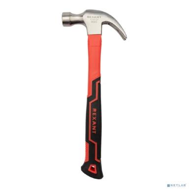 Rexant (12-8121) Молоток-гвоздодер 450г фибергласовая рукоятка