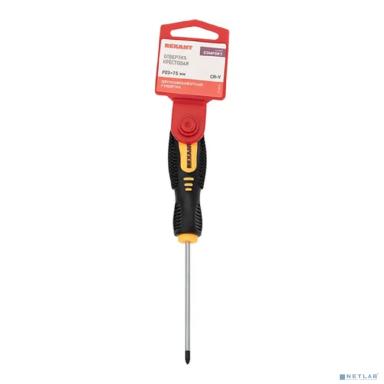 Rexant (12-6413) Отвертка крестовая PZ0x75mm, двухкомпонентная рукоятка