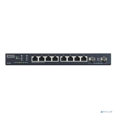 Zyxel NebulaFlex XMG1915-10E Коммутатор/ Multigigabit Smart L3 Lite switch, 8xRJ-45: 1/2.5G, 2xSFP+, silent (no fan)