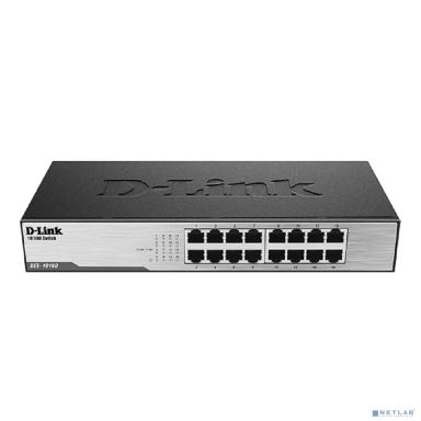 D-Link DES-1016D/H2A Неуправляемый коммутатор с 16 портами 10/100Base-TX