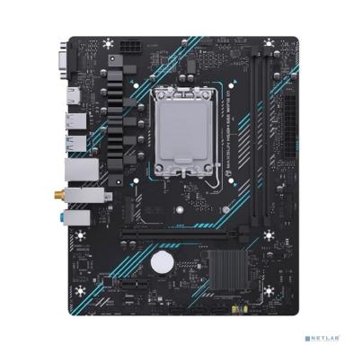 MAXSUN MS-H610M 666 WIFI6 D5 (Socket 1700, mATX, 2*DDR5, VGA/HDMI, 4*SATA3, 1*M.2, 1*PCIEx16/1*PCIEx1, 4*USB2.0, 2*USB 3.2 Gen1, LAN 1*1G, Bluetooth,  Wi-Fi 802.11ax, RTL)