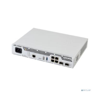 ELTEX ESR-30 Маршрутизатор ESR-30, 4x10/100/1000BASE-T, 2x10GBASE-R SFP+, 1xConsole (RJ-45), 1xUSB 2.0, 1xUSB 3.0, 1 слот для micro-SD карт, 4 Гб RAM, 8 Гб Flash, 100–264 В АС