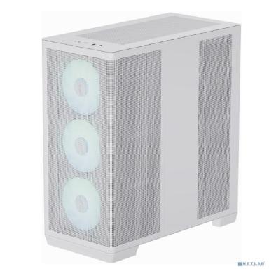Корпус Mid-Tower AEROCOOL APNX CREATOR C1-WT-V1 white (ATX, без БП, ARGB fans, 3*USB3.2) (4711099474318)