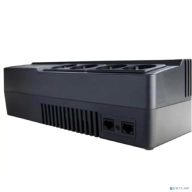 ИБП Ермак Линейно-интерактивный 800 ВА/480 Вт, 8xSchuko, LED, USB, ШхГхВ 345х200х100мм., вес 5.5кг.