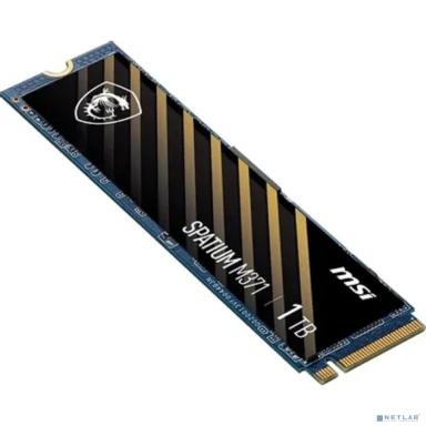 Твердотельный накопитель SSD MSI 1TB NVMe M.2 SPATIUM M371 