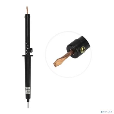 Rexant (12-0225) Паяльник с деревянной ручкой, серия ЭПСН, 25Вт, 230В, пакет