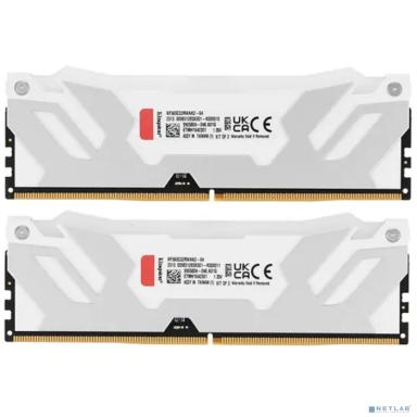 Память оперативная/ Kingston 64GB 6000MT/s DDR5 CL32 DIMM (Kit of 2) FURY Renegade RGB White XMP