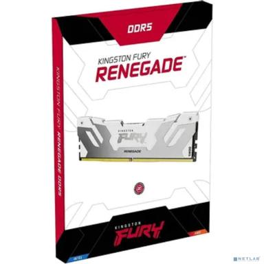 Память оперативная/ Kingston 16GB 6800MT/s DDR5 CL36 DIMM FURY Renegade RGB White XMP