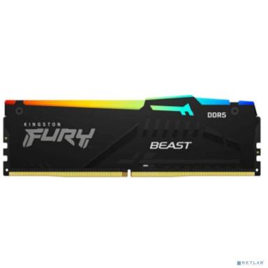 Оперативная память Kingston Fury Beast KF568C34BBA-16 DDR5 -  1x 16ГБ 6800МГц, DIMM,  Ret