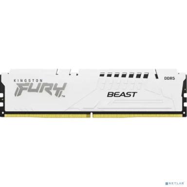 Оперативная память Kingston Fury Beast KF552C40BW-32 DDR5 -  1x 32ГБ 5200МГц, DIMM,  White,  Ret