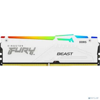 Оперативная память Kingston Fury Beast KF560C30BWEA-32 DDR5 -  1x 32ГБ 6000МГц, DIMM,  White,  Ret