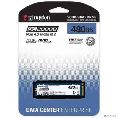 Накопитель SSD Kingston PCIe 4.0 x4 480GB SEDC2000BM8/480G DC2000B M.2 2280 0.4 DWPD