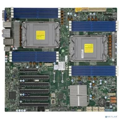 Материнская плата/ MB Supermicro X12DAI-N6, 2x LGA 4189, C621A, 16xDDR4, 5 PCI-E 4.0 x16, 1 PCI-E 4.0 x8, M.2 Interface: 2 PCI-E 4.0 x4, 2280, 22110, Dual LAN with Intel® i210 Gigabit, 1 VGA