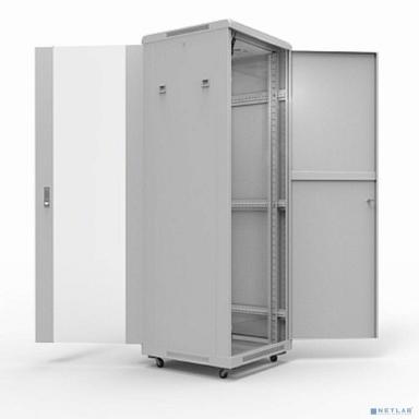 Rexant (04-2304) Шкаф напольный 19" серии Standart 47U 600х600мм, передняя дверь стекло, задняя дверь металл, RAL 7035 (состоит из 2 частей)