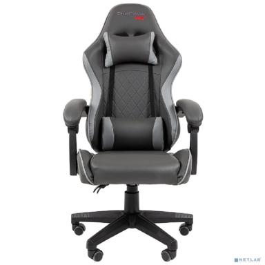 Офисное кресло Chairman CH28 экокожа, черно-серый (7162899)