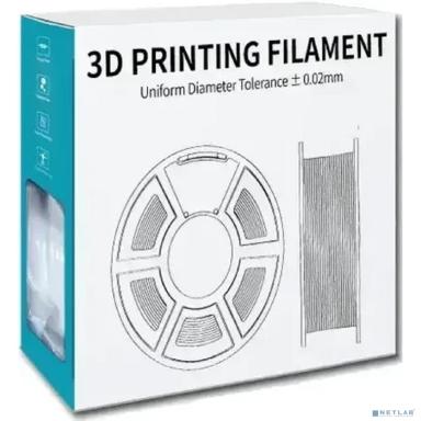 Филамент NVPRINT PLA+ Trasparent White для 3D печати диаметр 1.75мм  длина 330 метров  масса 1 кг