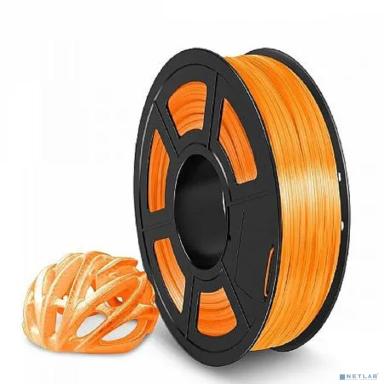 Филамент NVPRINT TPU Trans. Orange для 3D печати диаметр 1.75мм  длина 165 метров  масса 0,5 кг