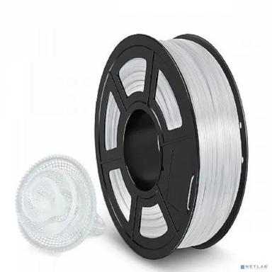 Филамент NVPRINT TPU Trans. White для 3D печати диаметр 1.75мм  длина 165 метров  масса 0,5 кг