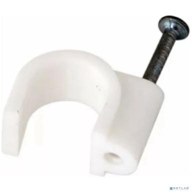 Rexant (07-4014) Крепеж кабеля круглый 14мм, белый (50 шт/уп)