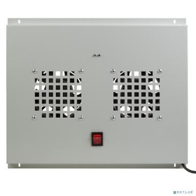 Rexant (04-2600) Модуль вентиляторный потолочный с 2-мя вентиляторами, без термостата, для шкафов серии Standart с глубиной 600мм