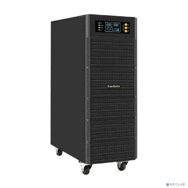 Exegate EX296953RUS ИБП On-line ExeGate PowerExpert TL-575-10kVA.192V.LCD.AVR.T.USB.RS232.SNMP <10000VA/10000W, On-Line, PF=1, LCD, клеммы, RS232, USB, SNMP-slot, встроенные батареи 12V 7.2Ah - 16шт, 