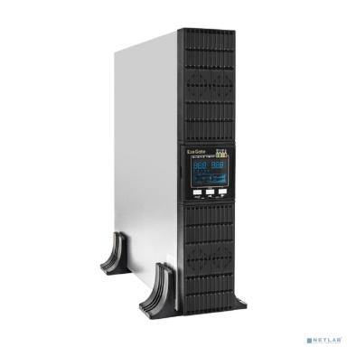 Exegate EX296959RUS ИБП On-line ExeGate PowerExpert ULS-575-6kVA.LCD.AVR.T.USB.RS232.SNMP.2U <6000VA/6000W, On-Line, PF=1, LCD, клеммы, RS232, USB, SNMP-slot, EPO, батареи внешние 192В/240В суммарной 