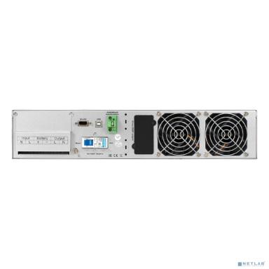 Exegate EX296960RUS ИБП On-line ExeGate PowerExpert ULS-575-10kVA.LCD.AVR.T.USB.RS232.SNMP.2U <10000VA/10000W, On-Line, PF=1, LCD, клеммы, RS232, USB, SNMP-slot, EPO, батареи внешние 192В/240В суммарн