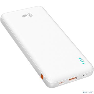 Мобильный аккумулятор Cactus CS-PBFSBA-10000 10000mAh 4.5A USB-A/2xUSB-C белый