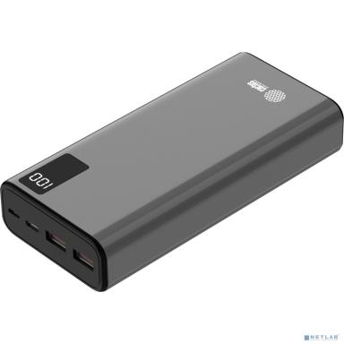 Мобильный аккумулятор Cactus CS-PBFSFA-20000 20000mAh 4.5A 2xUSB-A/USB-C серый